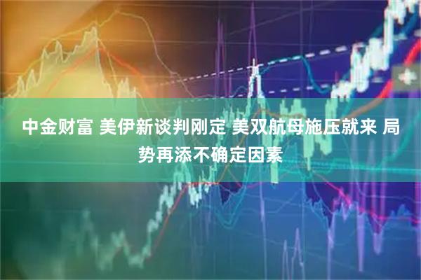 中金财富 美伊新谈判刚定 美双航母施压就来 局势再添不确定因素