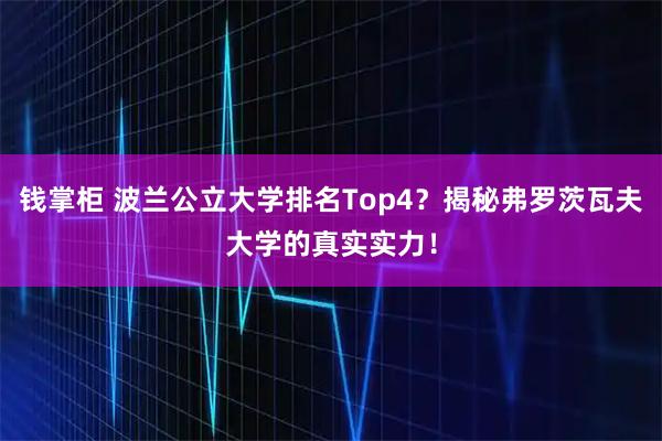 钱掌柜 波兰公立大学排名Top4？揭秘弗罗茨瓦夫大学的真实实力！