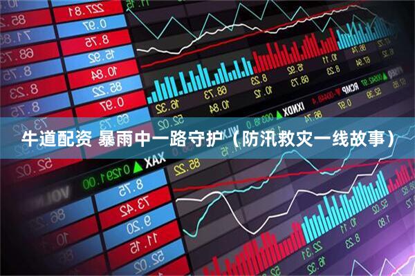 牛道配资 暴雨中一路守护（防汛救灾一线故事）