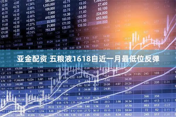 亚金配资 五粮液1618自近一月最低位反弹